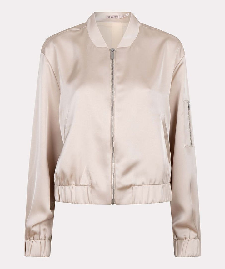 Satin Bomber Jacket