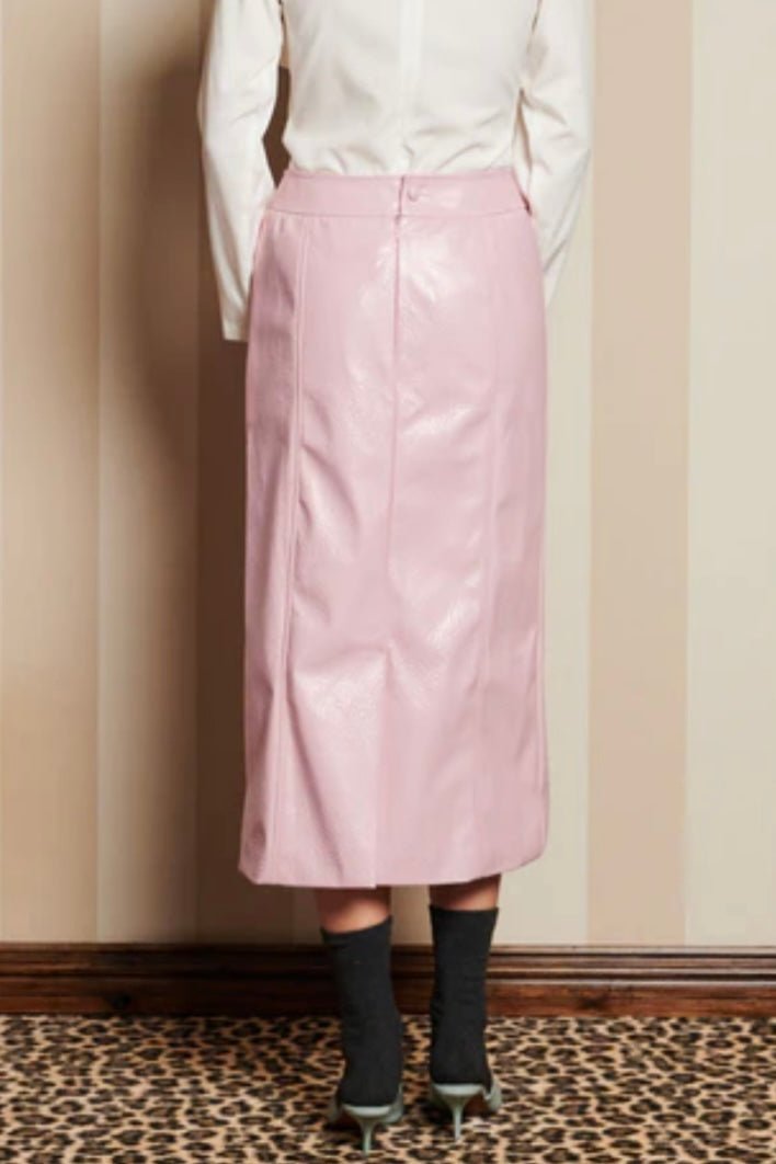 DREAM Rose - Spun PU Midi Skirt - Sister Jane - Orchid Boutique