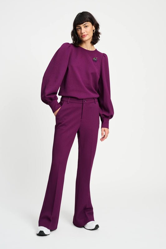 Liv Plum Pants - POM Amsterdam - Orchid Boutique