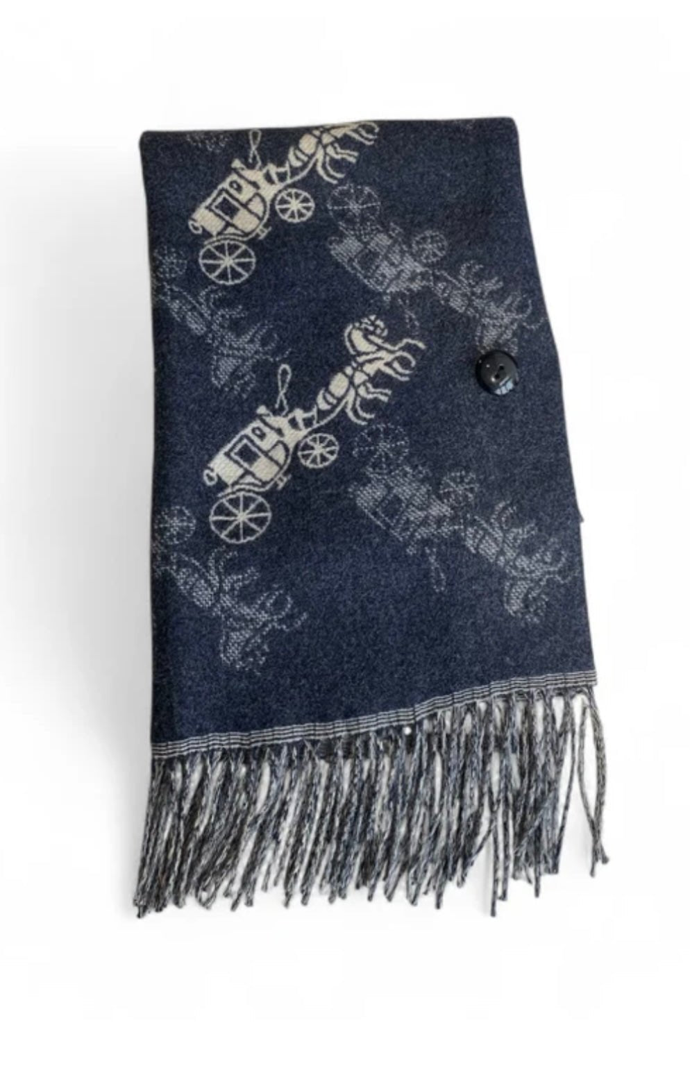 Navy Reversible Cape - Orchid Boutique - Orchid Boutique