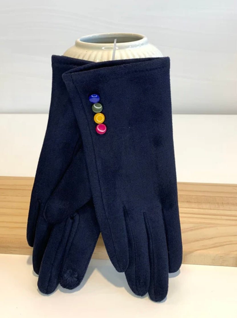 Button Navy - Orchid Boutique - Orchid Boutique