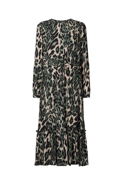 Anastacia Dress - Leopard Print