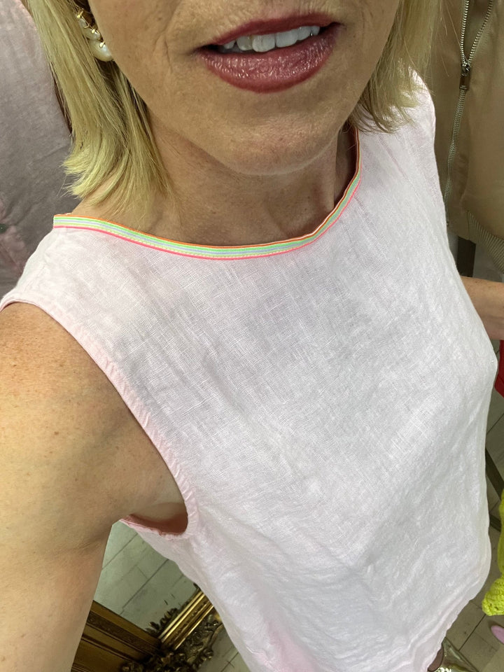Riley Linen Top - Dr.Bloom - Orchid Boutique