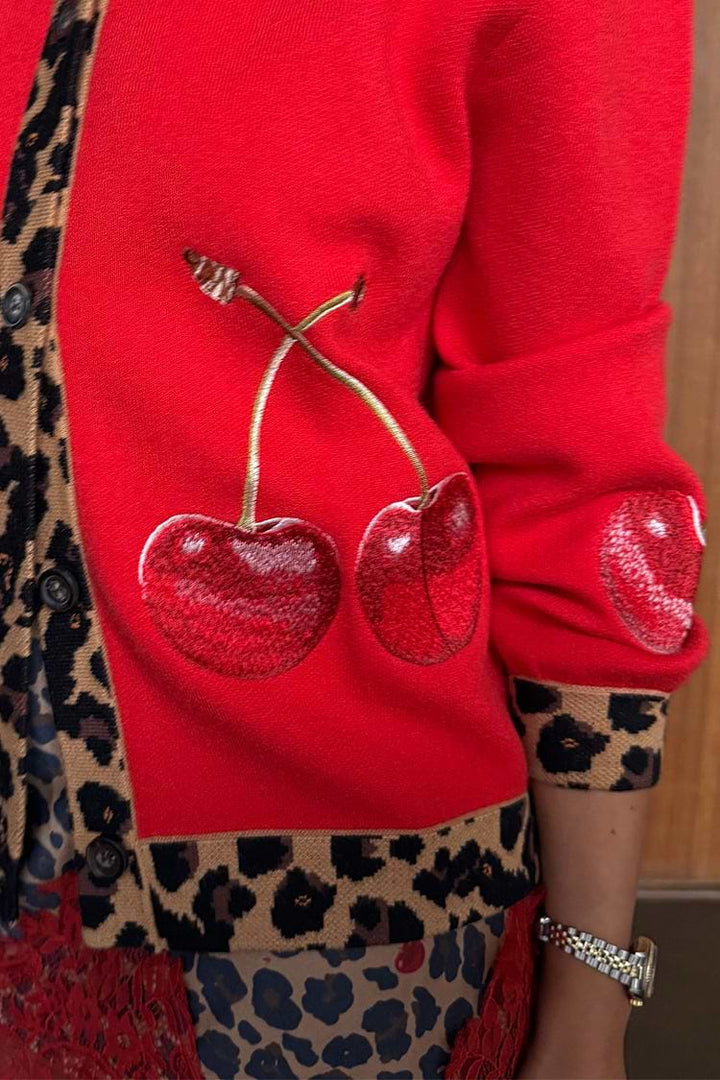 Cherry Holly Cardigan - Never Fully Dressed - Orchid Boutique