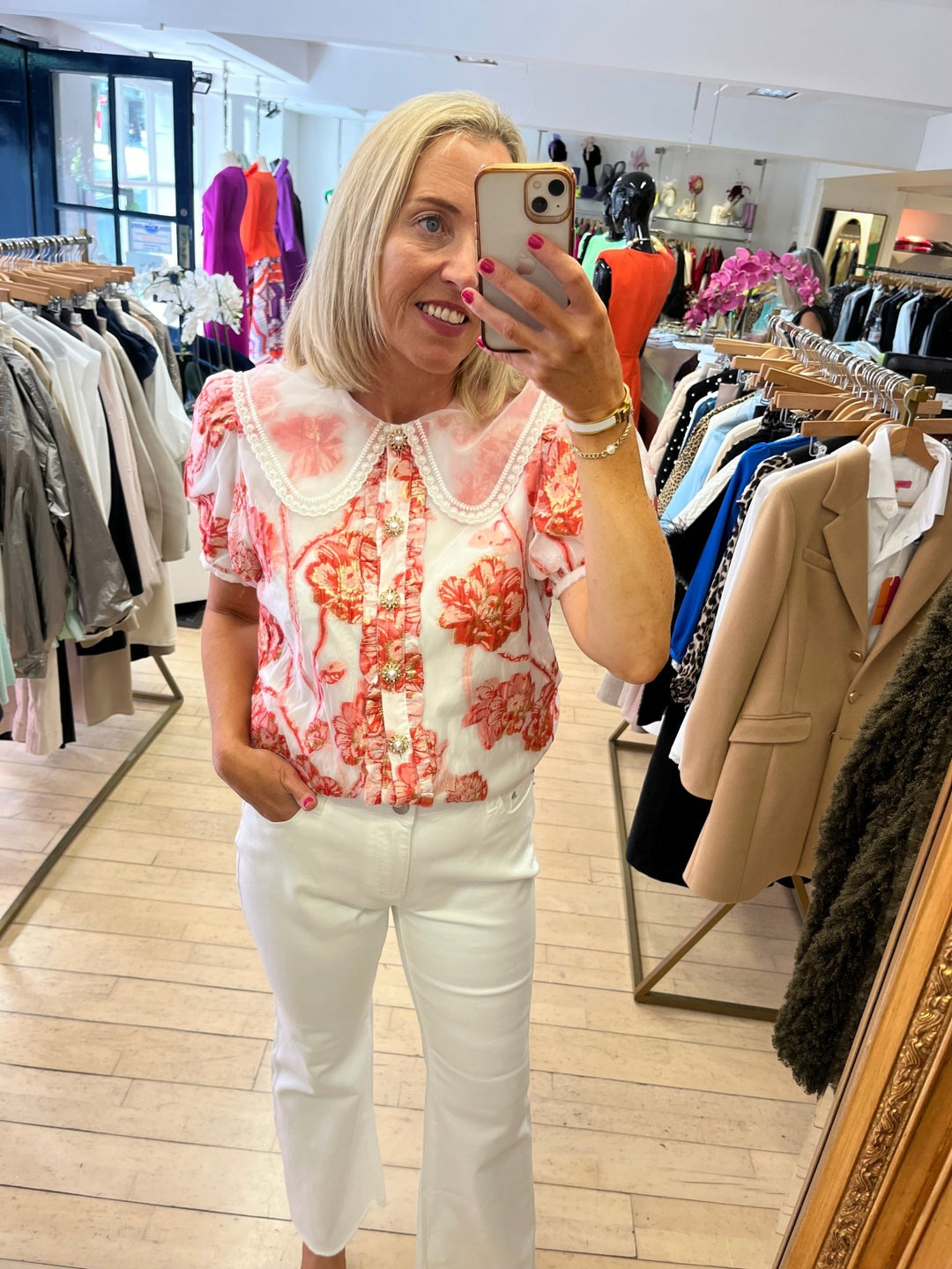 Willa Jacquard Blouse - Sister Jane - Orchid Boutique