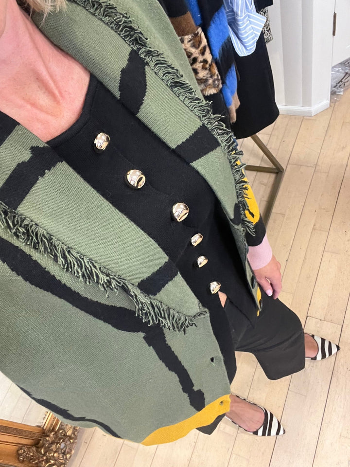 Militare Cardigan - Zoe - Orchid Boutique