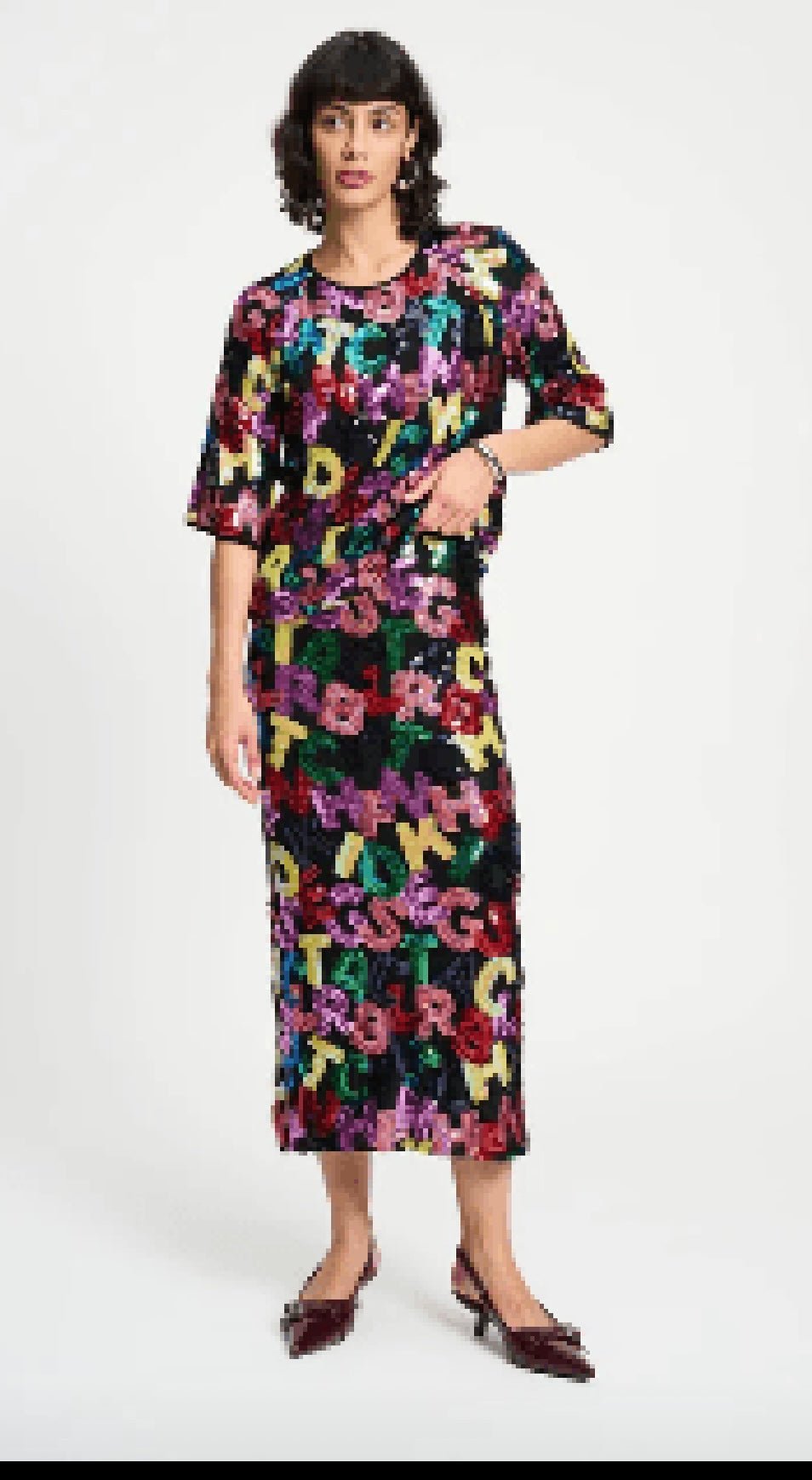 Splashing Letters Skirt - POM Amsterdam - Orchid Boutique