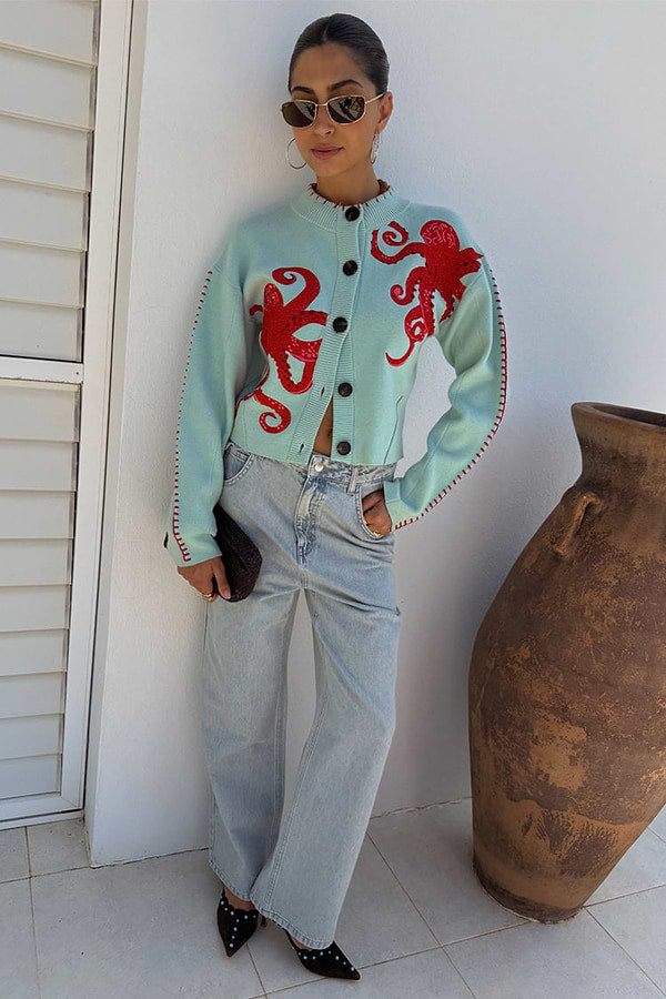Octopus Cardigan - Never Fully Dressed - Orchid Boutique