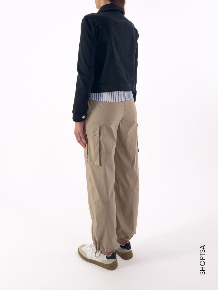 Eridini Navy Denim Jacket