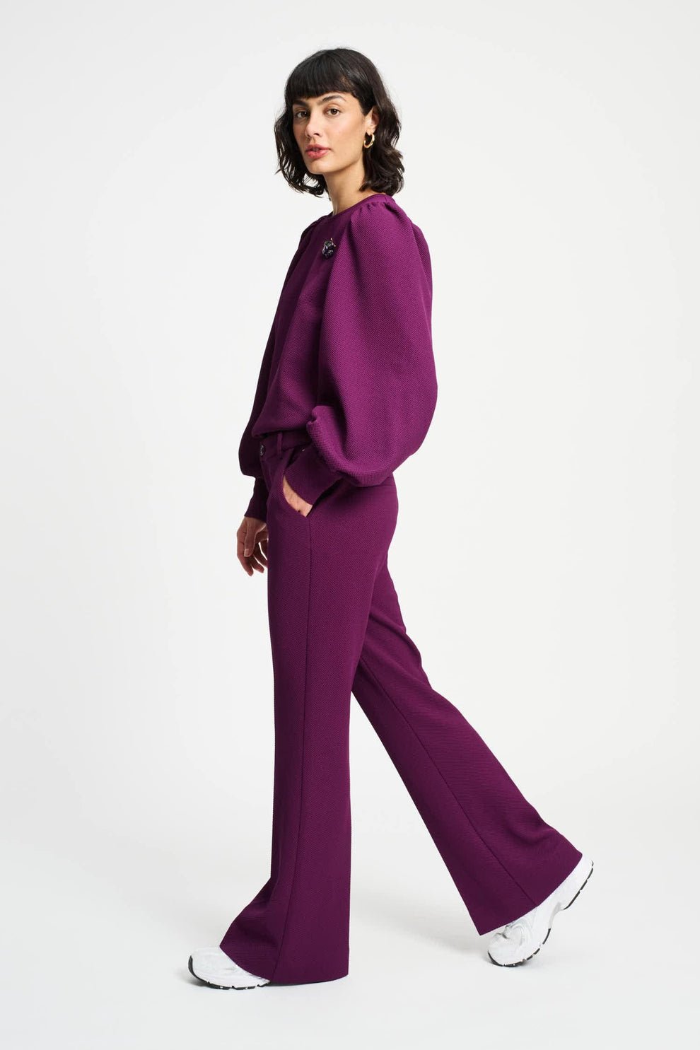 Liv Plum Pants - POM Amsterdam - Orchid Boutique
