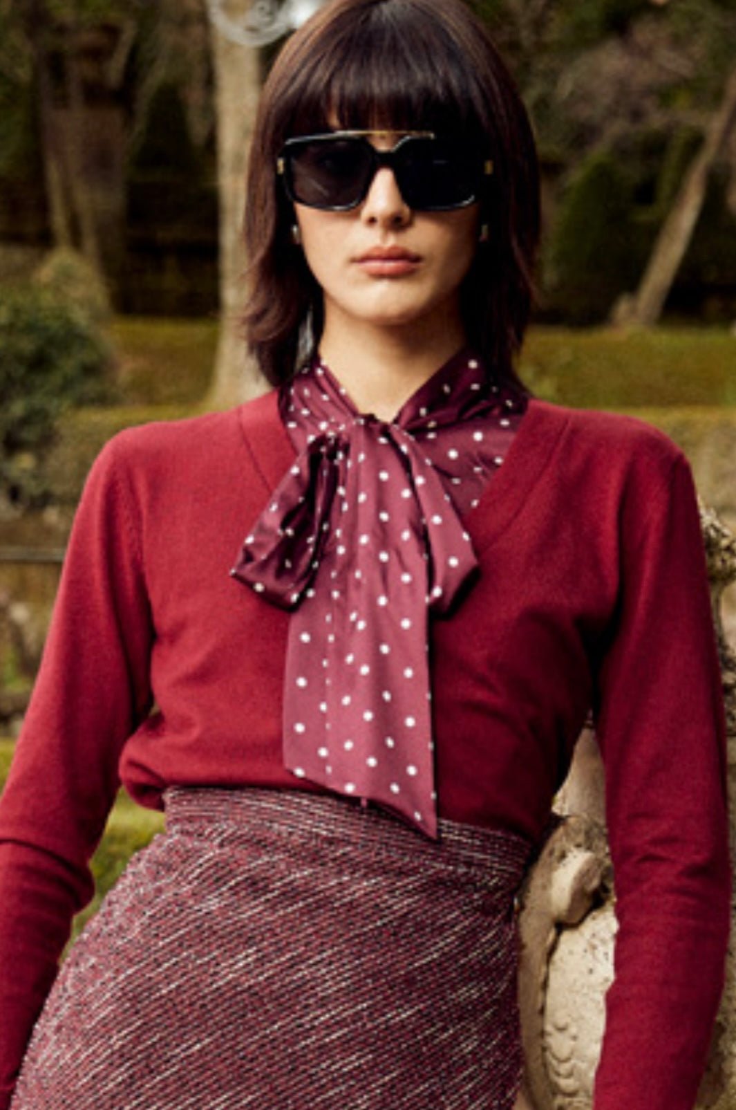 Dotty Bordeaux - Fly Girl - Orchid Boutique