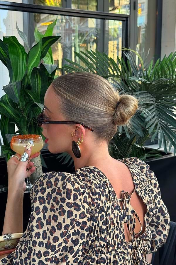 Nara Leopard Mini Dress - Never Fully Dressed - Orchid Boutique