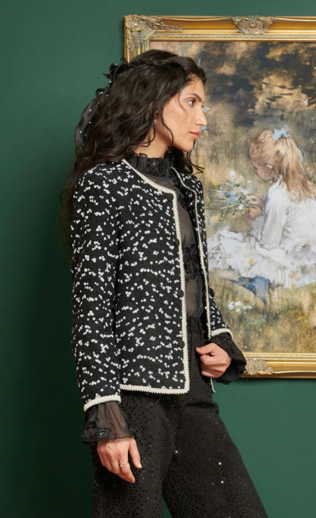 Renoir Embellished Tweed Jacket