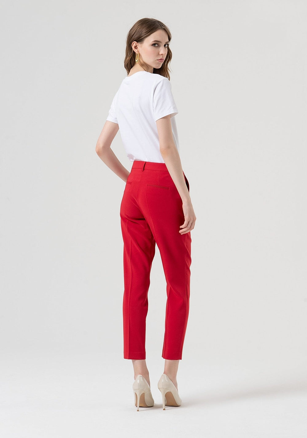 Redwine Chinos - Fracomina - Orchid Boutique
