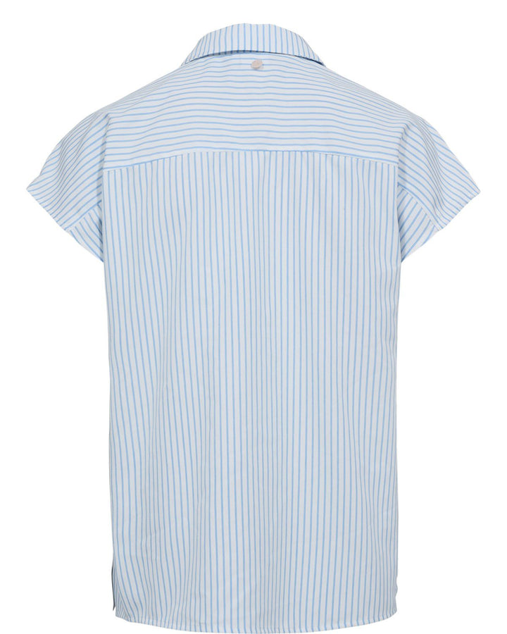 Ashley EMBROIDERY SHIRT - Airy Blue - Numph - Orchid Boutique