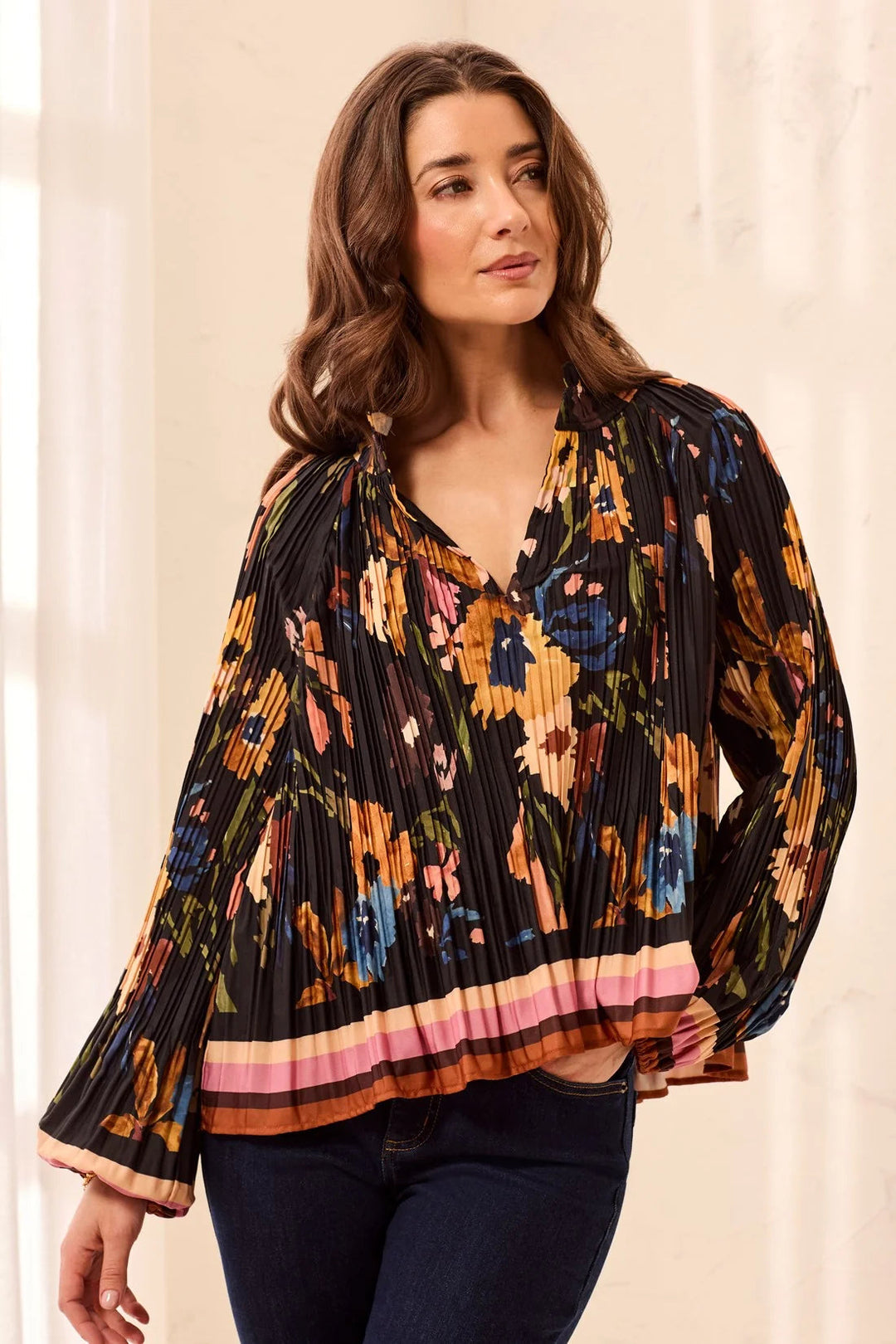 Delilah Blouse - Hickory