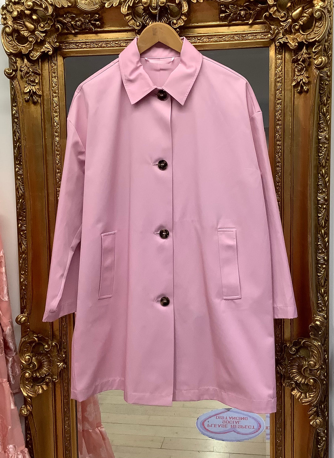 Valle Raincoat Pink