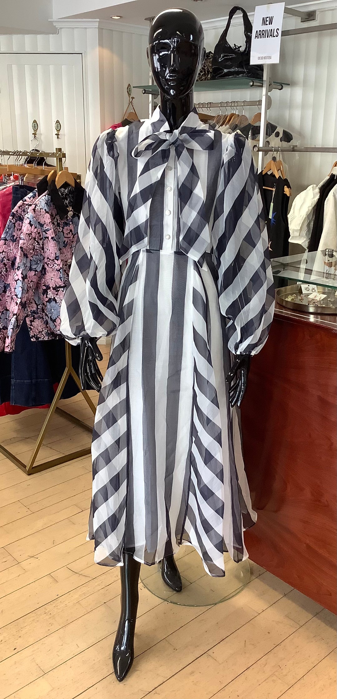 Horizon Stripe Maxi Dress