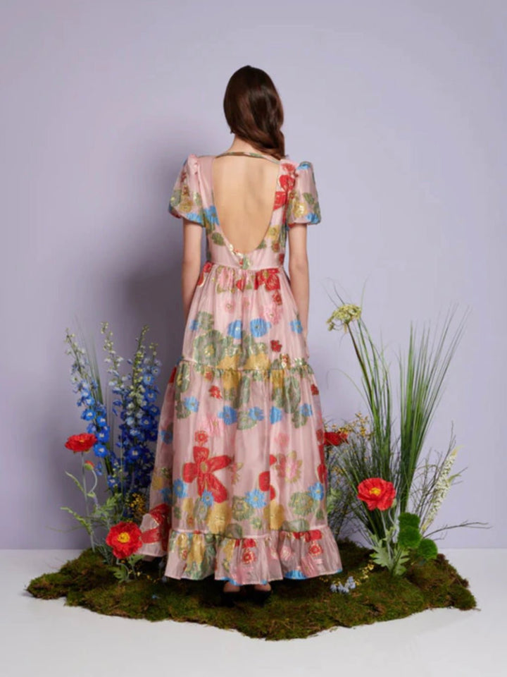 Camellia Jacquard Maxi Dress - Sister Jane - Orchid Boutique