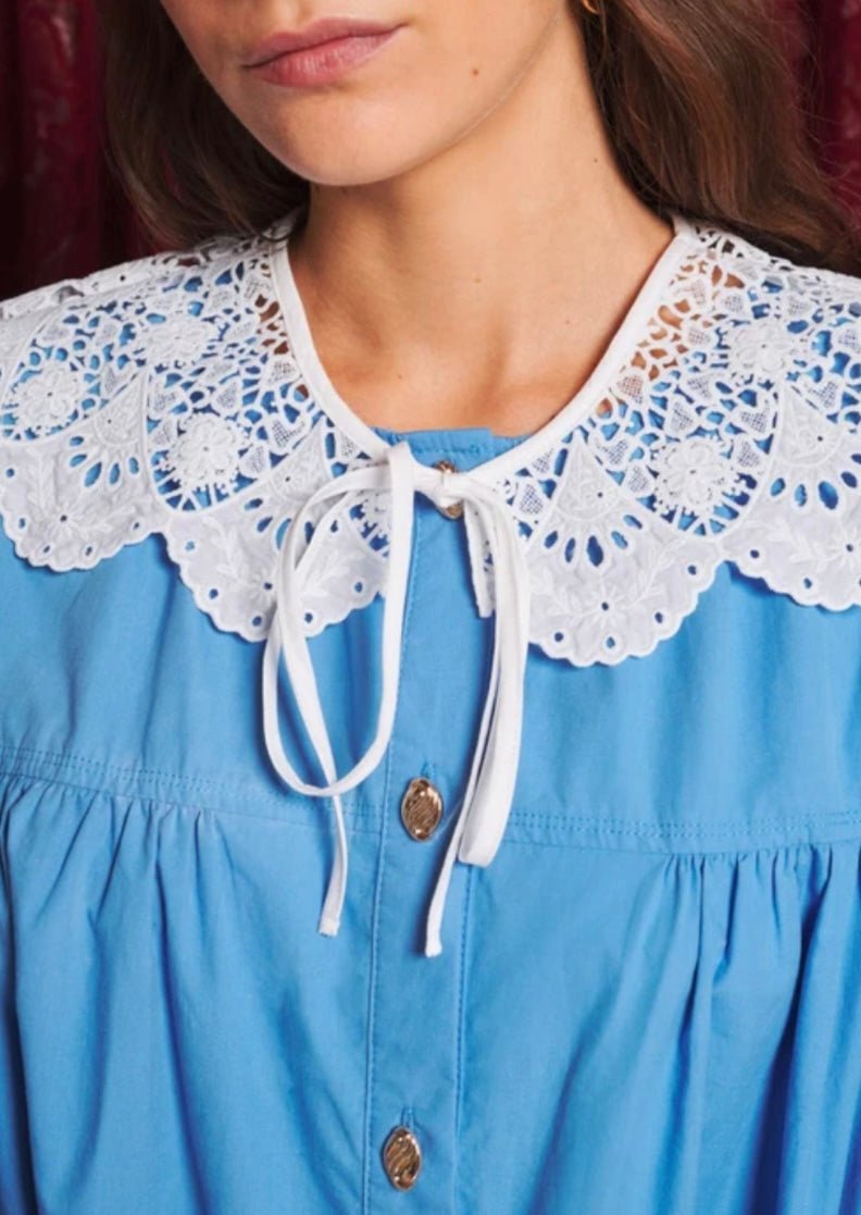 Azurite Collar Blouse - Sister Jane - Orchid Boutique