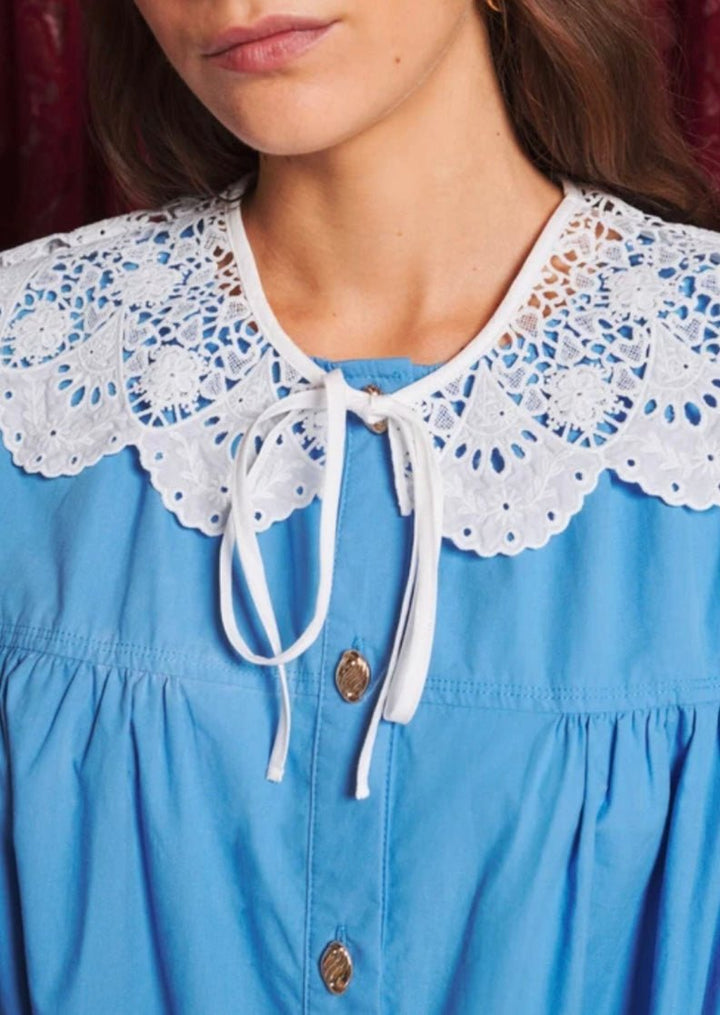Azurite Collar Blouse - Sister Jane - Orchid Boutique