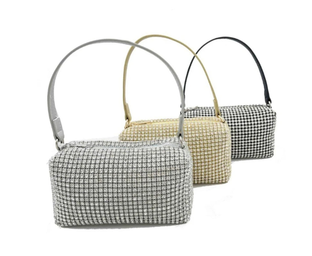 Gold Rectangular Bag - Orchid Boutique - Orchid Boutique