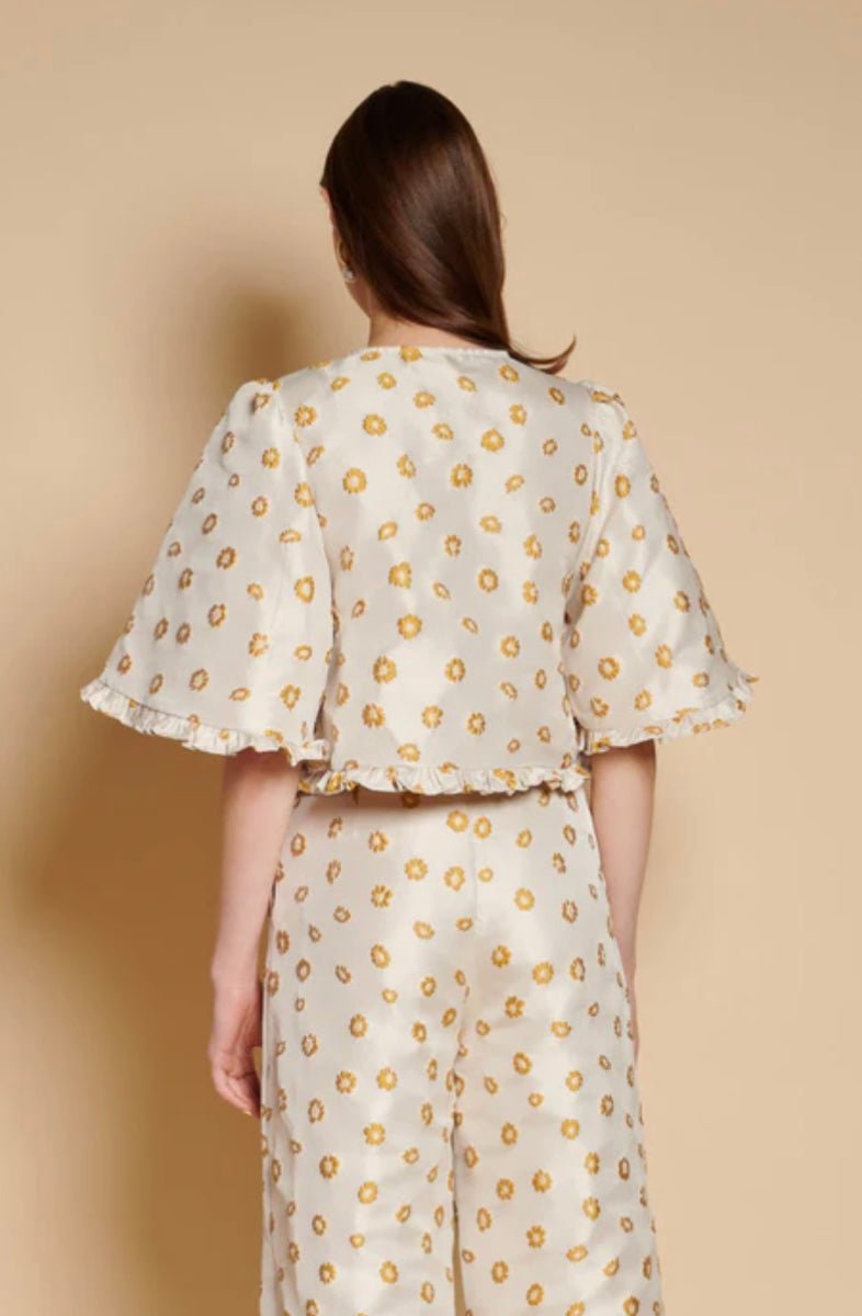 Mora Jacquard Ruffle Top - Sister Jane - Orchid Boutique