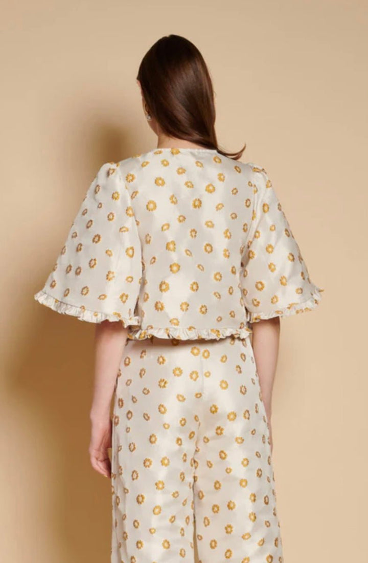 Mora Jacquard Ruffle Top - Sister Jane - Orchid Boutique