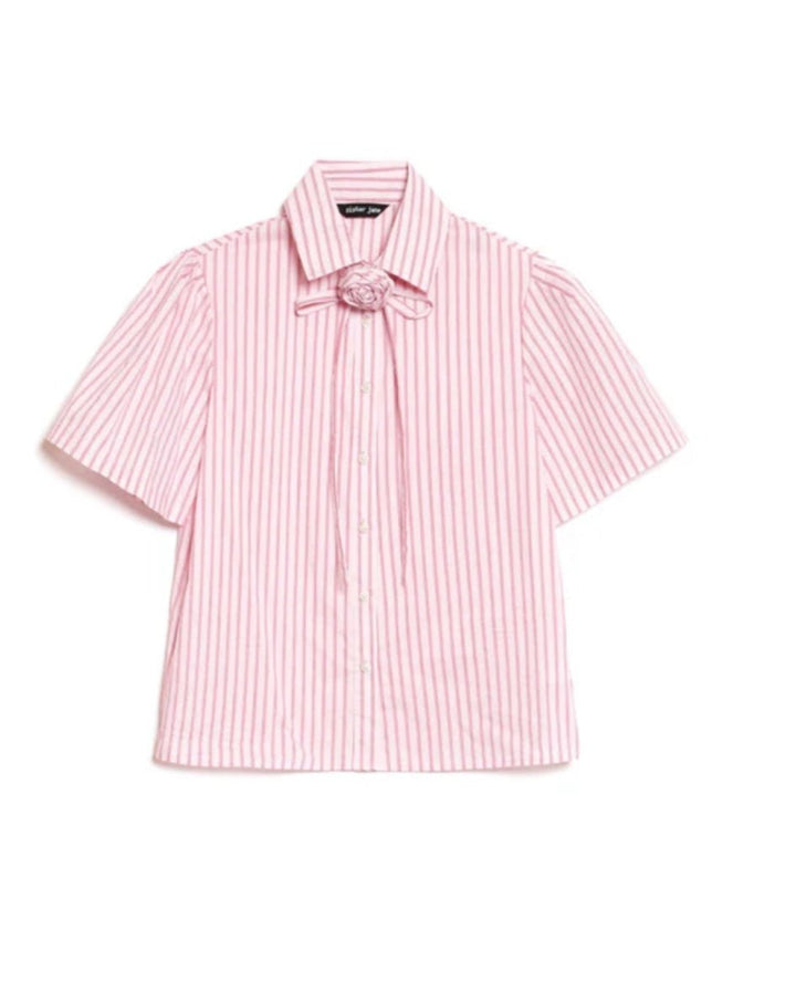 Marta Stripe Boxy Shirt - Sister Jane - Orchid Boutique