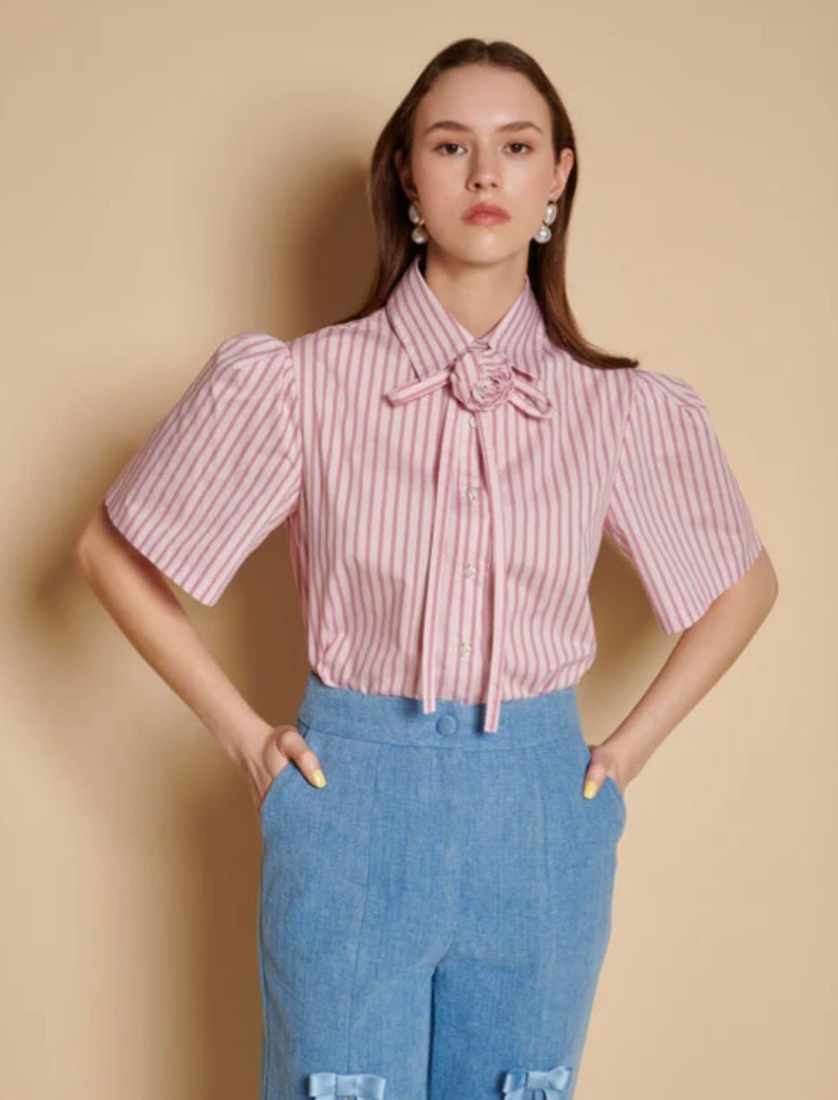 Marta Stripe Boxy Shirt - Sister Jane - Orchid Boutique