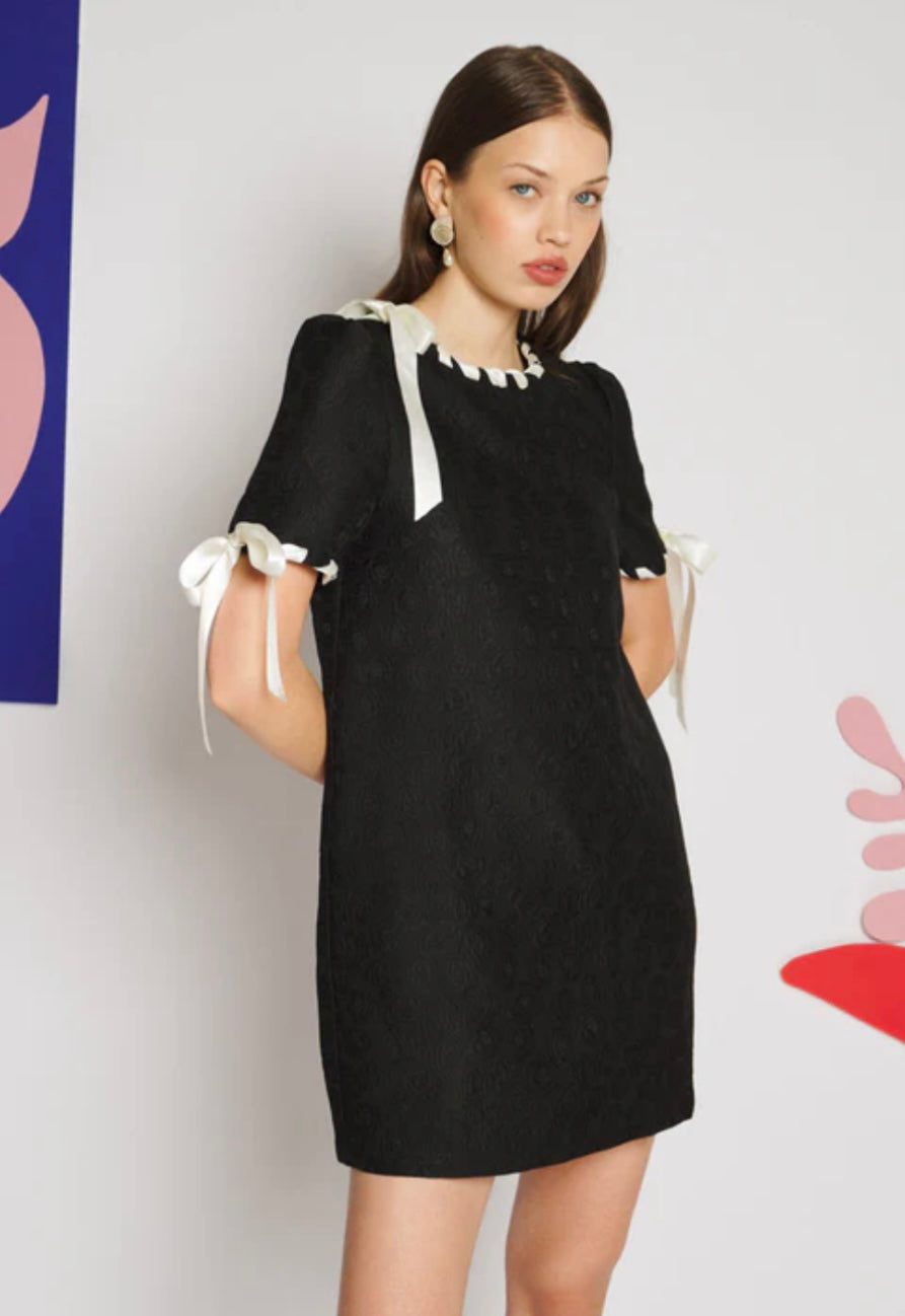 Camille Jacquard Mini Dress