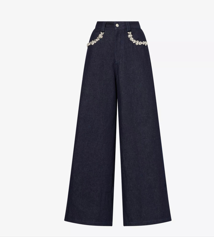 Bright side Denim Embellished Jeans - Sister Jane - Orchid Boutique
