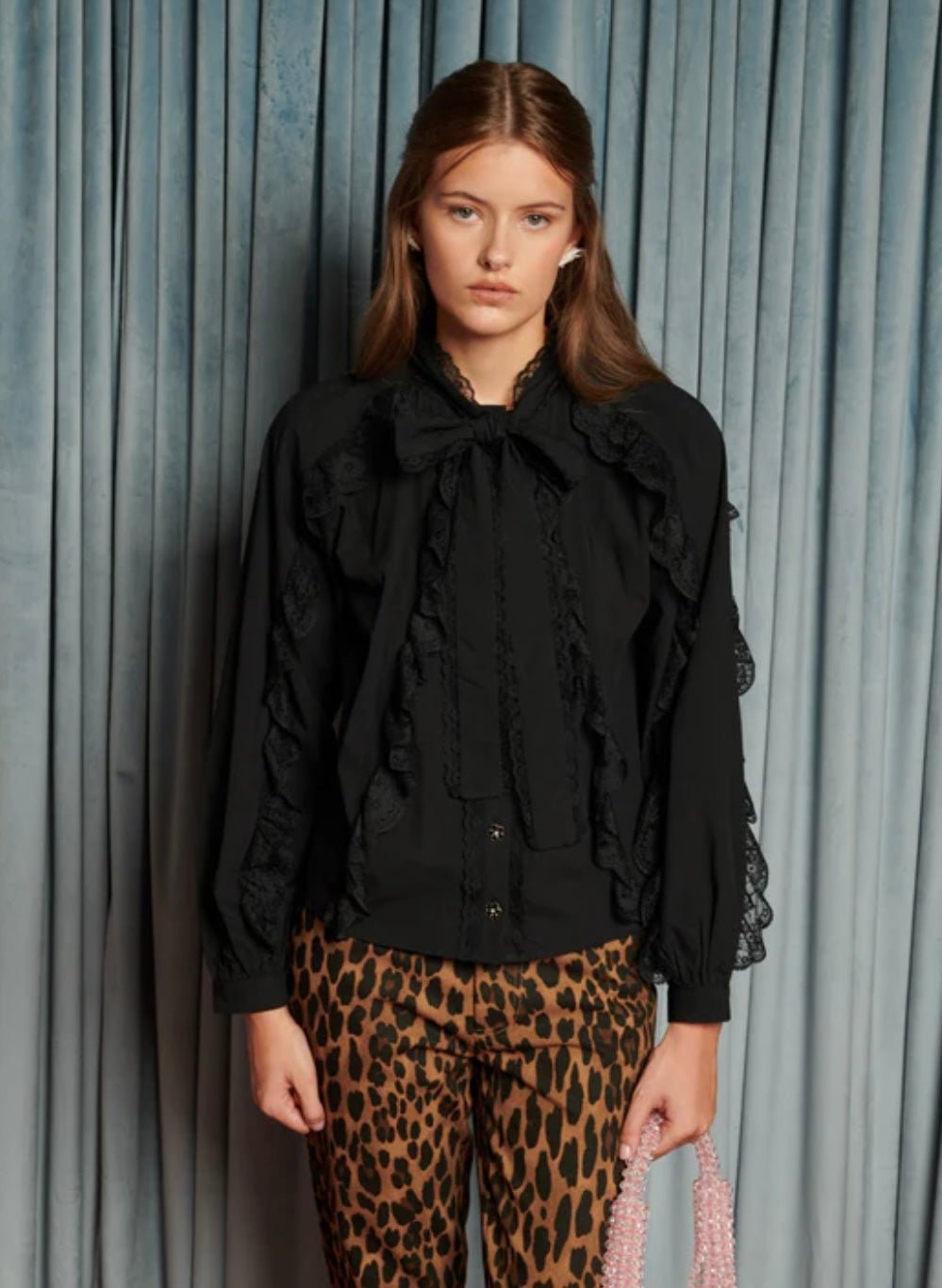 Lullaby Lace Trim Blouse - Sister Jane - Orchid Boutique