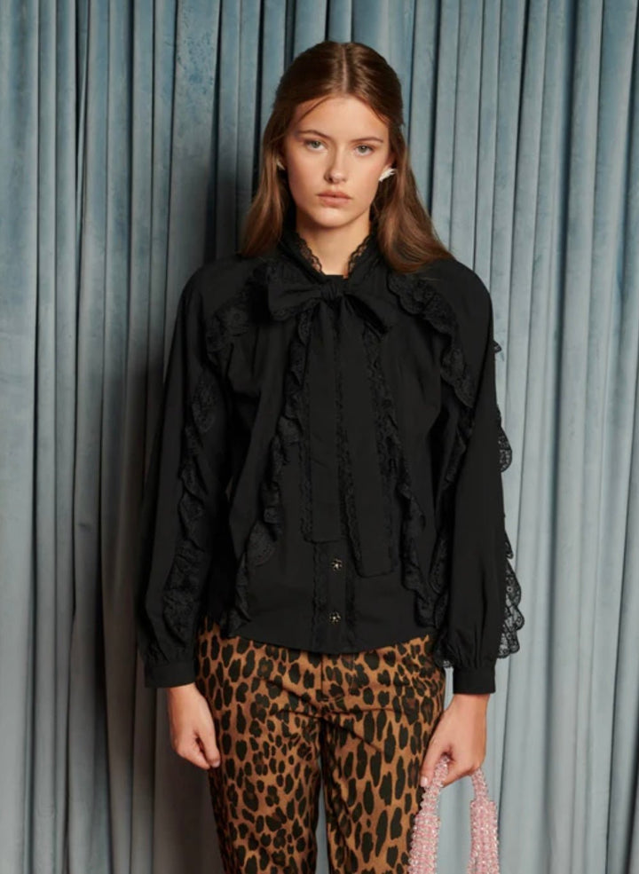 Lullaby Lace Trim Blouse - Sister Jane - Orchid Boutique