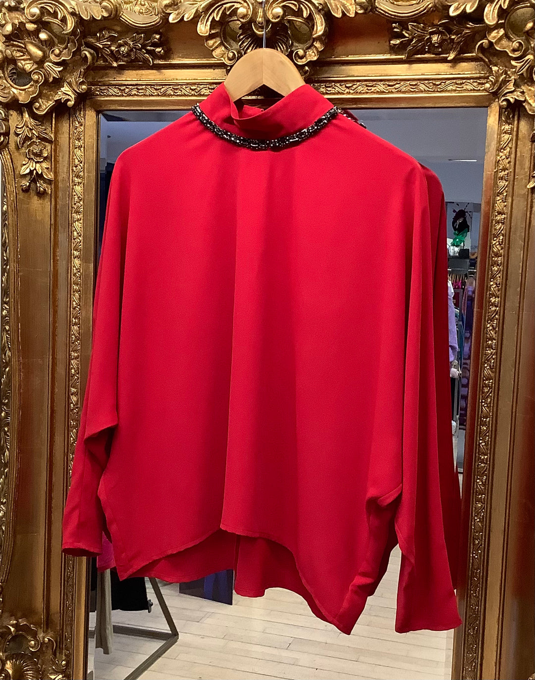 Gina Blouse Red | Access | Orchid Boutique