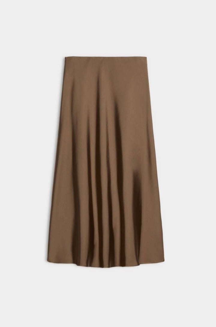 Fauna Brown Skirt by iBlues - iBlues - Orchid Boutique