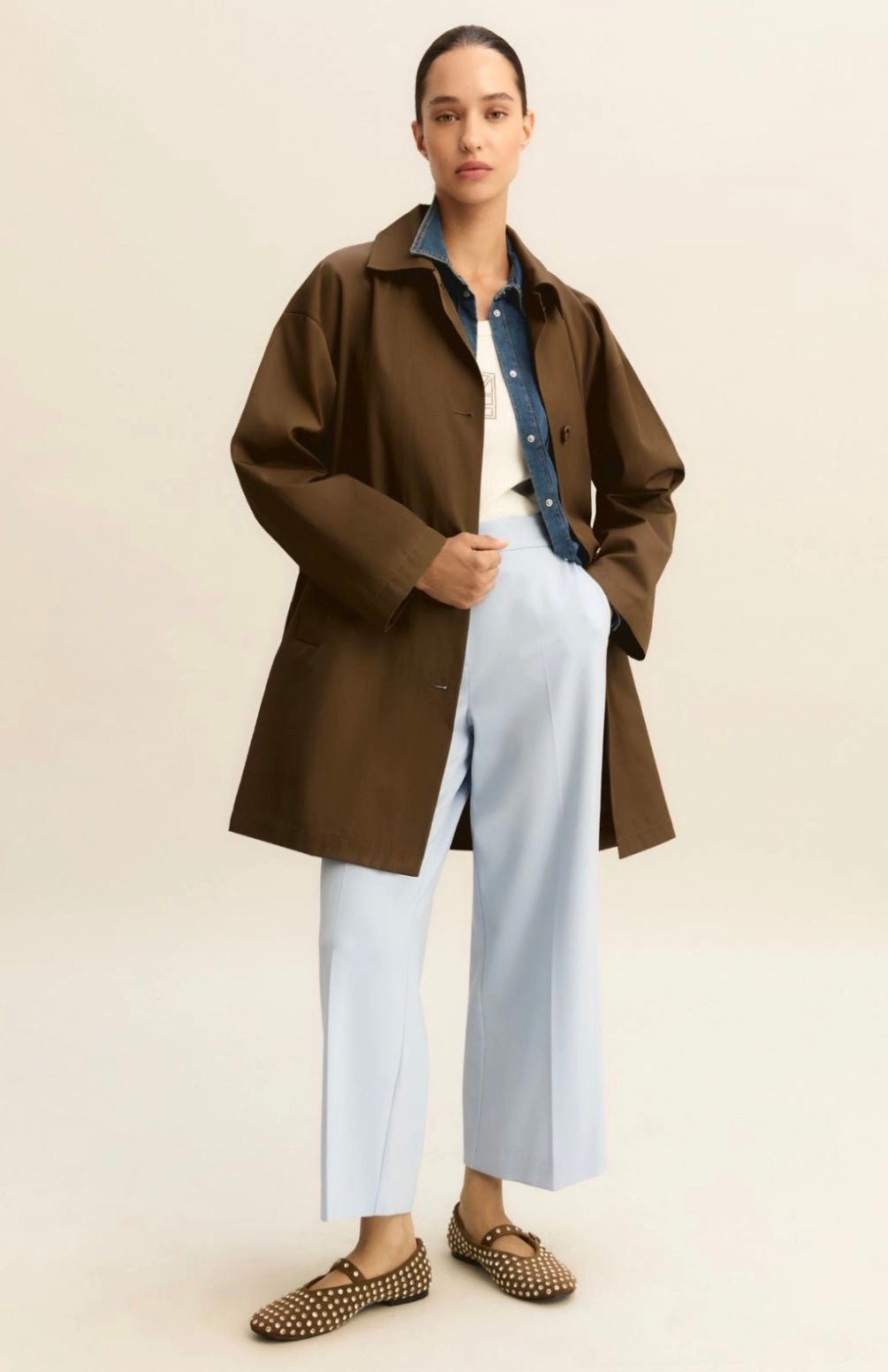 Cropped Navy - Emme - Orchid Boutique