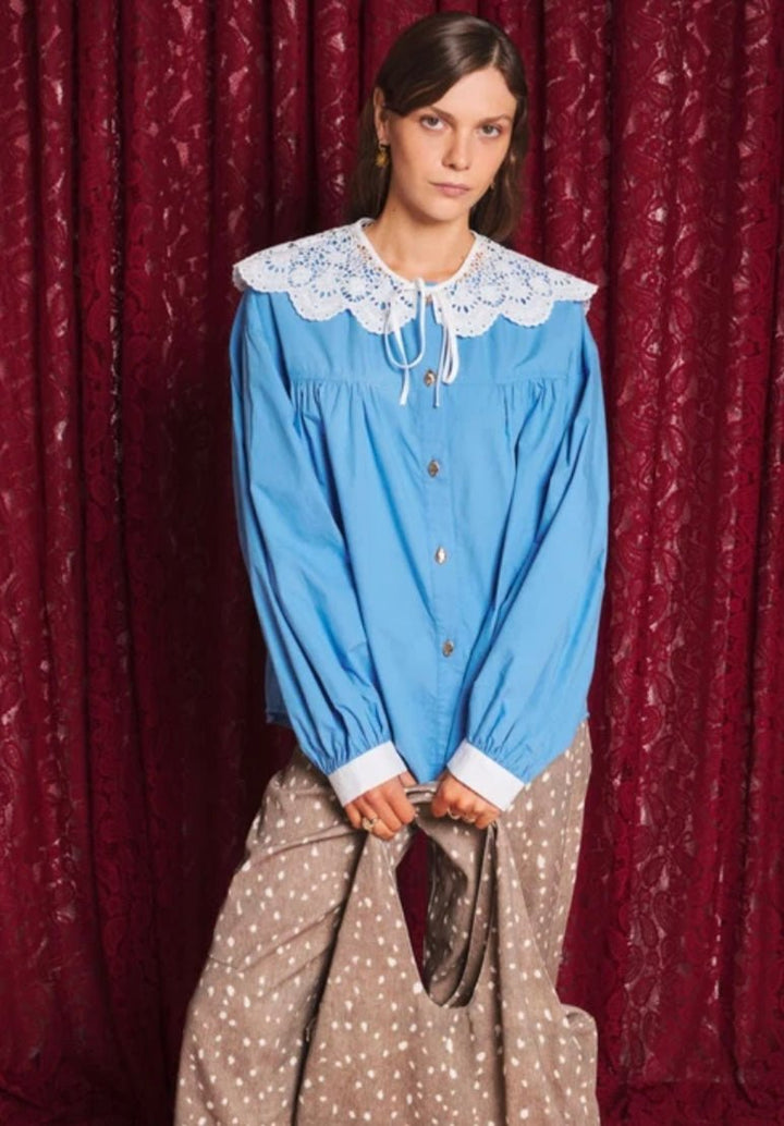 Azurite Collar Blouse - Sister Jane - Orchid Boutique