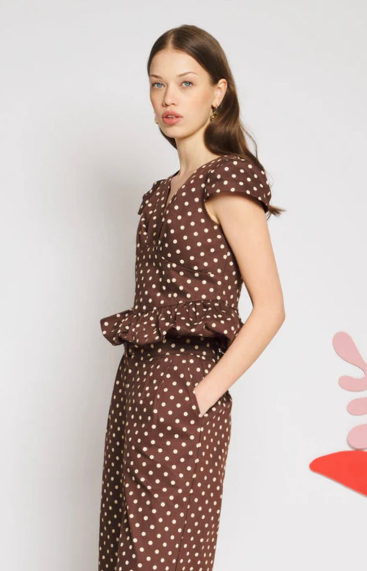 Arles Polka Dot top