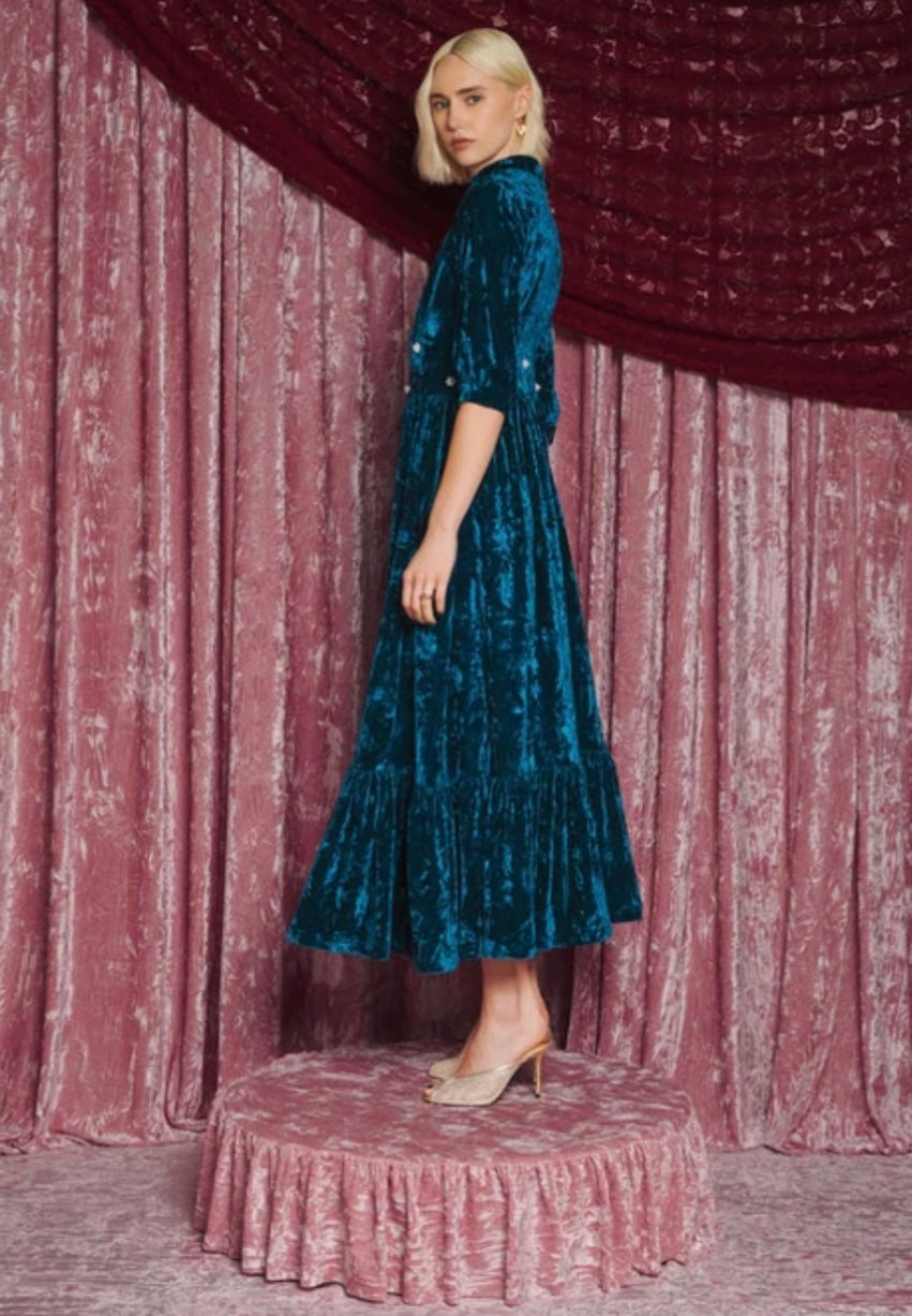 Phoenix Velvet Maxi dress