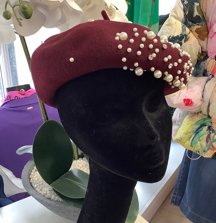 Cime Burgundy Beret