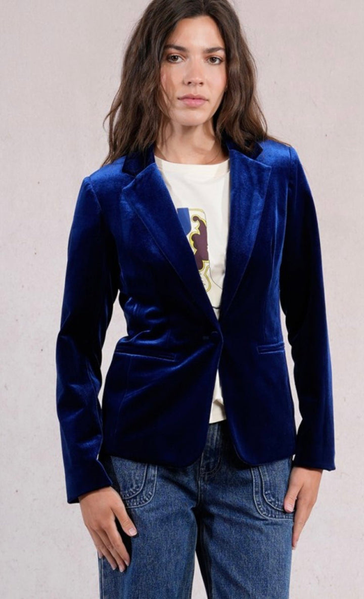 Cobalt Blue Jacket - Molly Bracken - Orchid Boutique