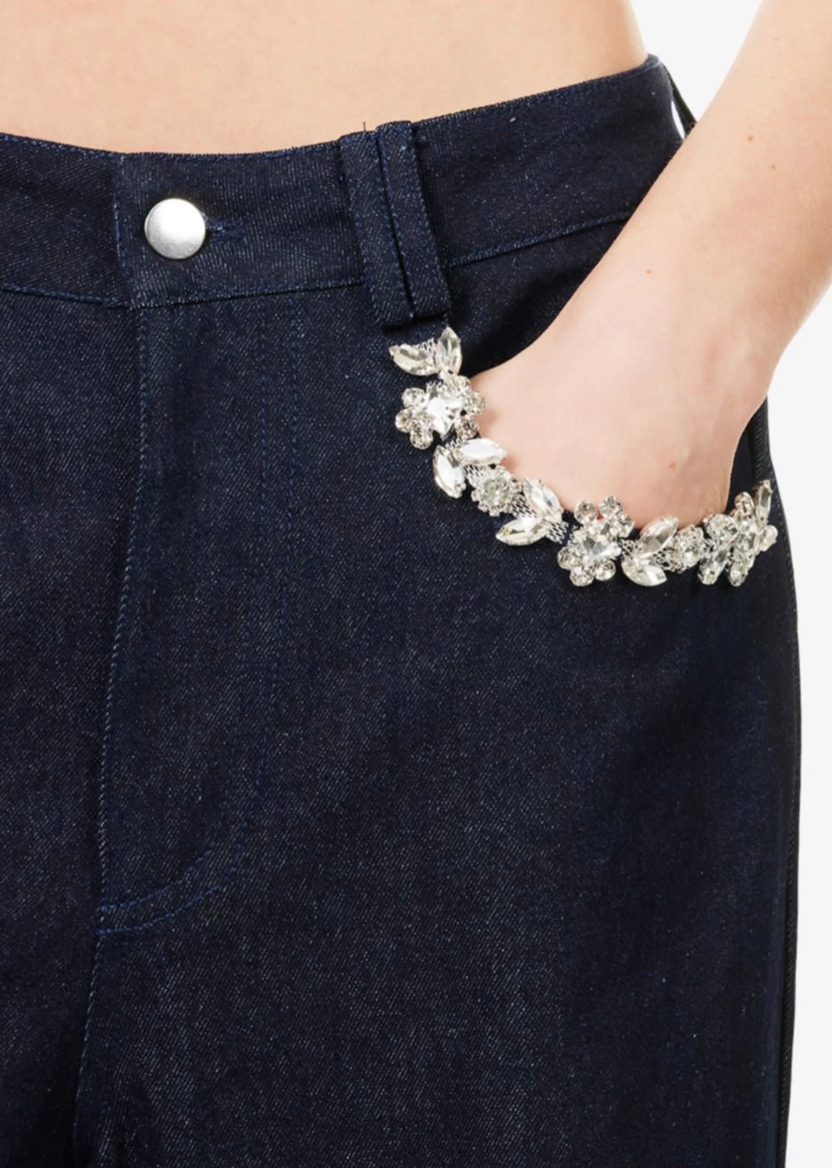 Bright side Denim Embellished Jeans - Sister Jane - Orchid Boutique