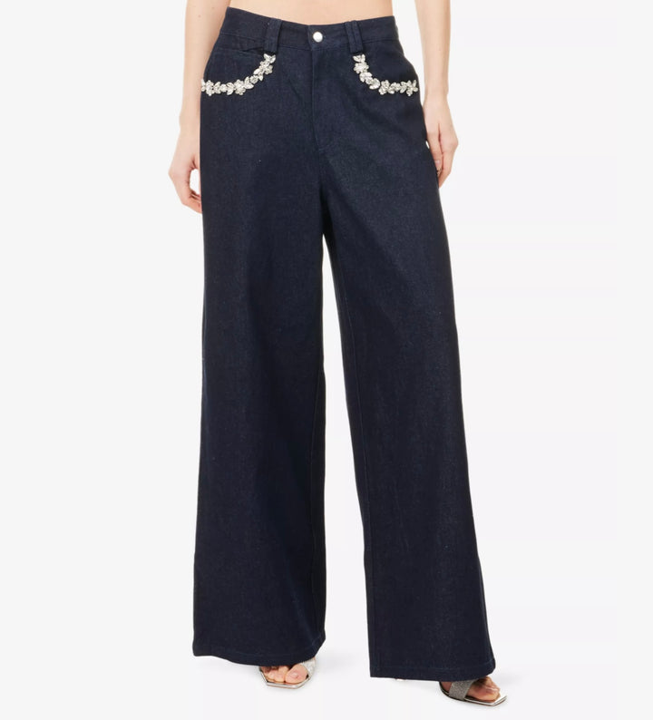 Bright side Denim Embellished Jeans - Sister Jane - Orchid Boutique