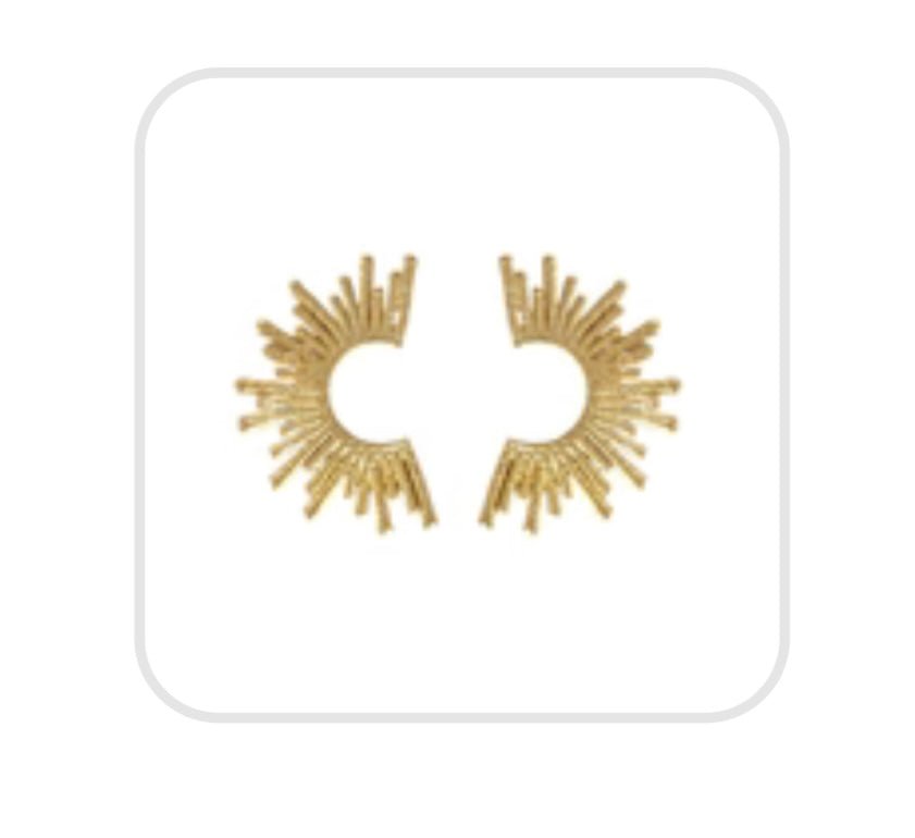 Radiating Gold Fans - Orchid Boutique - Orchid Boutique