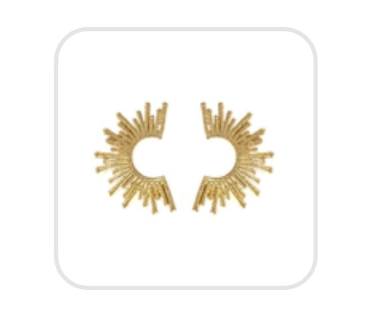 Radiating Gold Fans - Orchid Boutique - Orchid Boutique