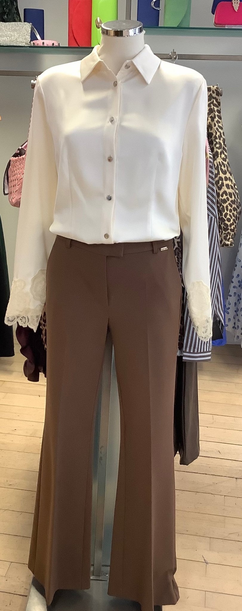 Bootcut Coffee - Fracomina - Orchid Boutique