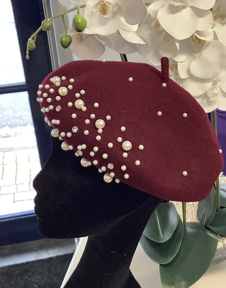 Cime Burgundy Beret