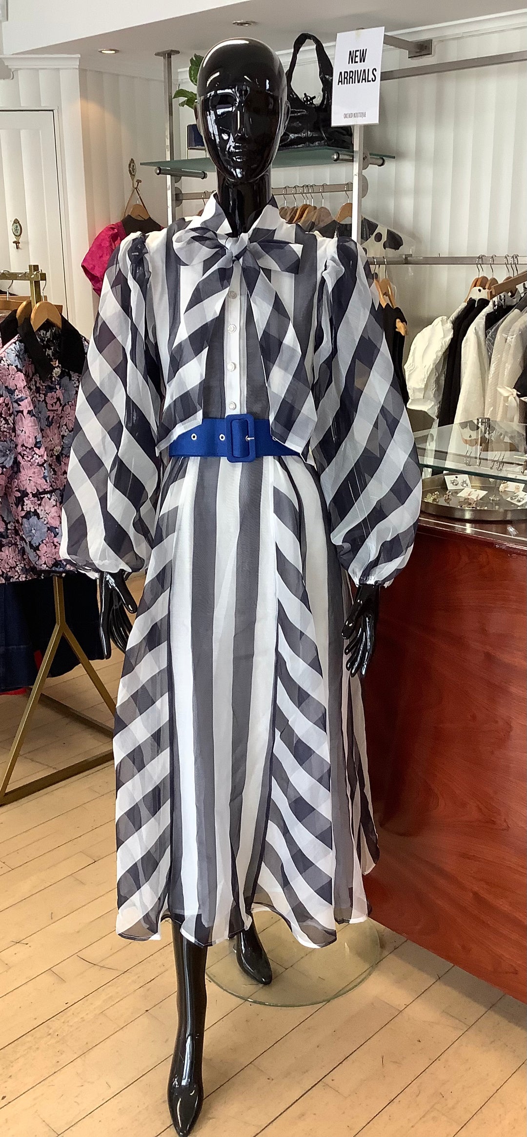 Horizon Stripe Maxi Dress