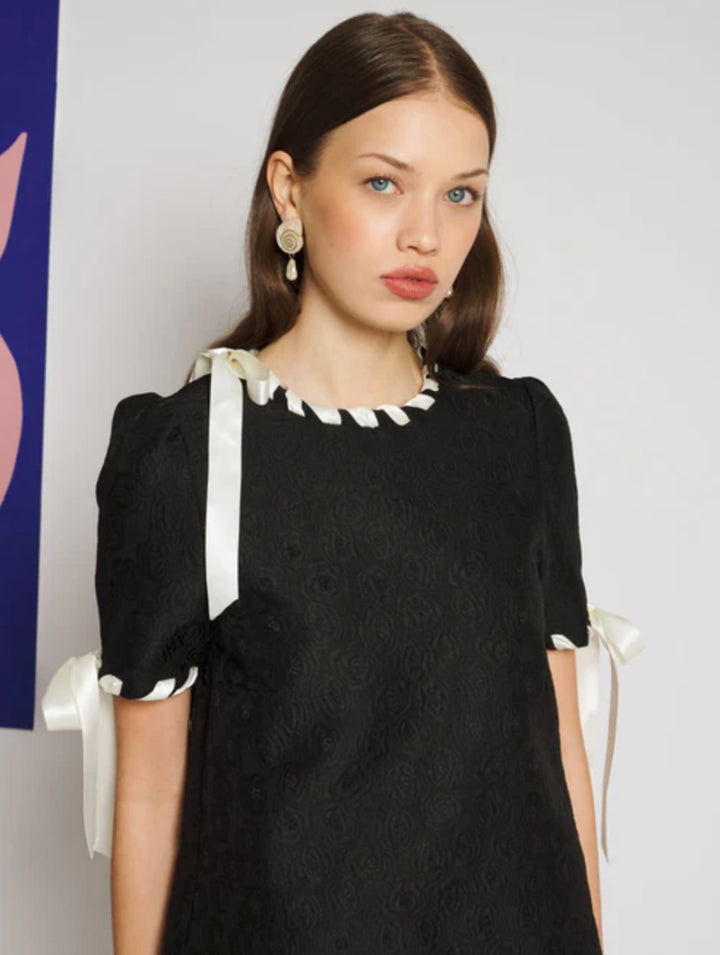 Camille Jacquard Mini Dress